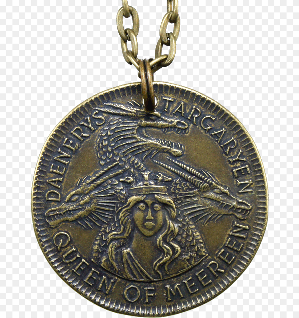 Daenerys Targaryen Chained Mark Of Meereen Pendants And Necklaces Game Of Thrones Pendant, Bronze, Person, Accessories, Face Free Png Download