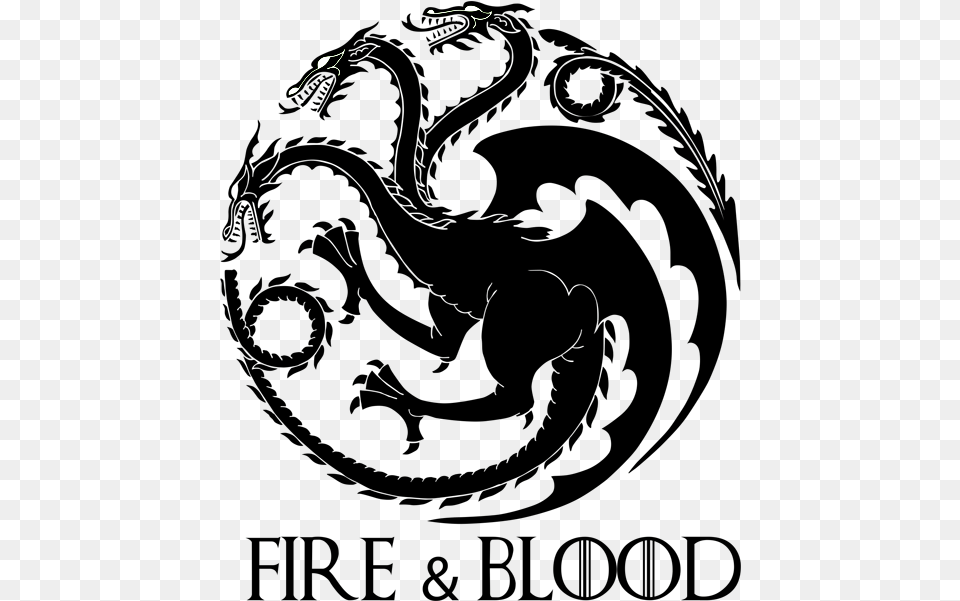 Daenerys Targaryen House Targaryen Sticker Decal Fire Game Of Thrones Targaryen Svg, Animal, Bird, Flying, Nature Free Png Download
