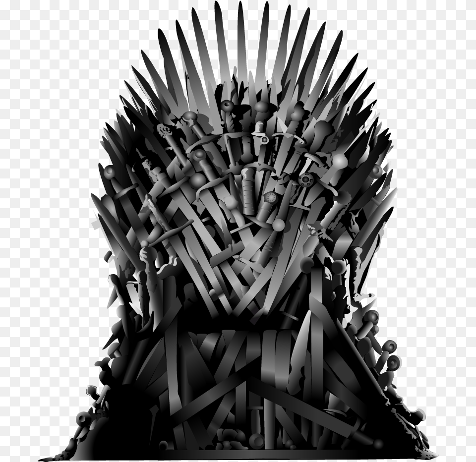 Daenerys Targaryen Iron Throne Jon Snow Game Of Throne, Furniture, Chandelier, Lamp, Art Free Transparent Png