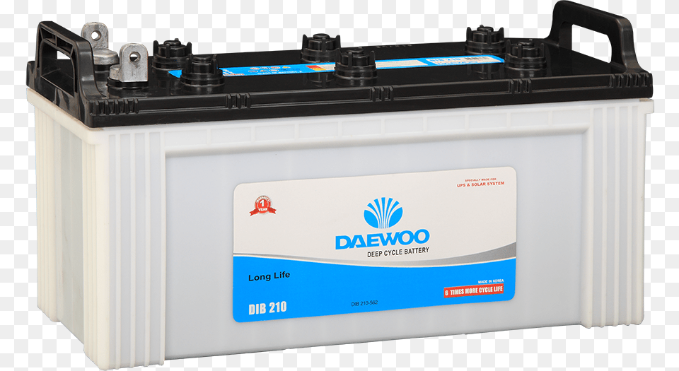 Daewoo Deep Cycle Battery, Electrical Device, Appliance, Device Png Image