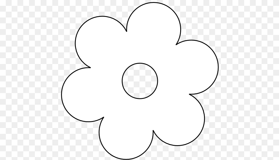 Daffodil Clipart Black And White, Daisy, Flower, Plant, Stencil Free Transparent Png