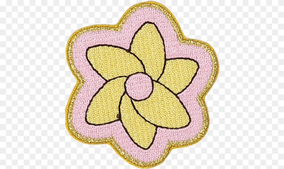 Daffodil Flower Sticker Patch Wat Benchamabophit, Applique, Home Decor, Pattern, Rug Free Png Download