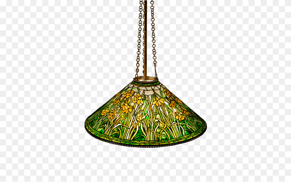 Daffodil Hanging Shade Chain, Chandelier, Lamp, Lampshade Free Png Download