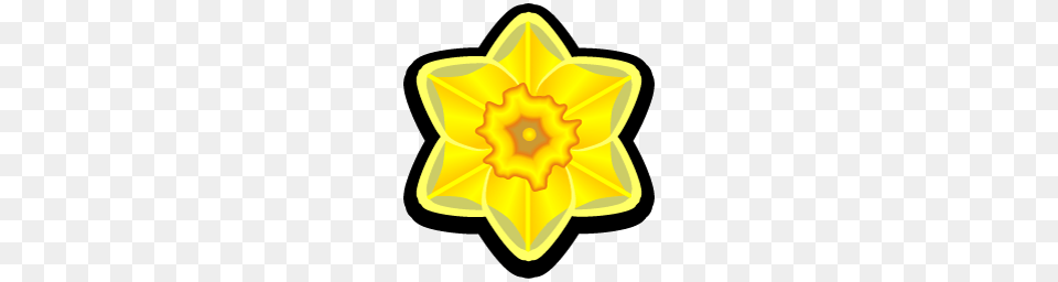 Daffodil Icon Free Download As And Formats, Flower, Plant, Bulldozer, Machine Png Image
