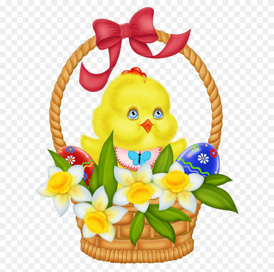 Daffodils Free Clip Art, Basket, Birthday Cake, Cake, Cream Png