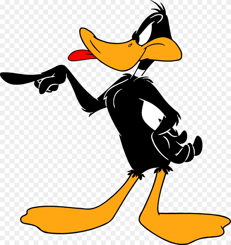 Daffy Duck, Cartoon, Animal, Beak, Bird Png