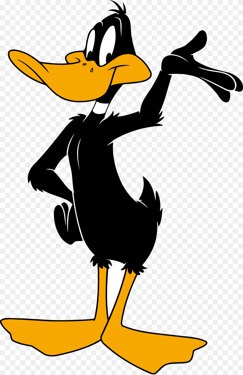 Daffy Duck, Cartoon, Animal, Beak, Bird Png Image