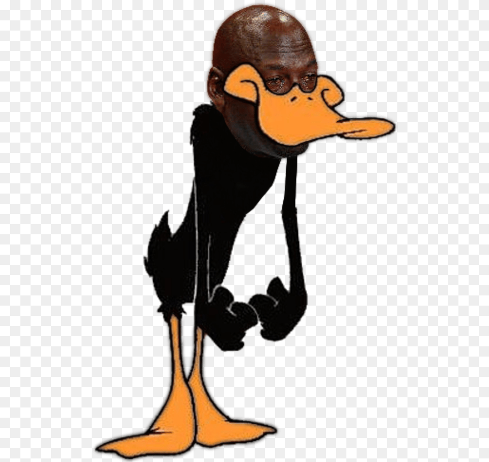 Daffy Duck Bugs Bunny Tweety Donald Duck Beak Ducks Michael Jordan Daffy Duck, Animal, Bird, Adult, Man Png