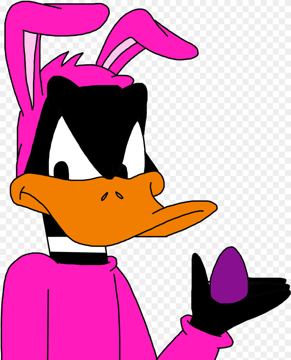 Daffy Duck Easter Bunny, Cartoon, Adult, Female, Person Free Transparent Png