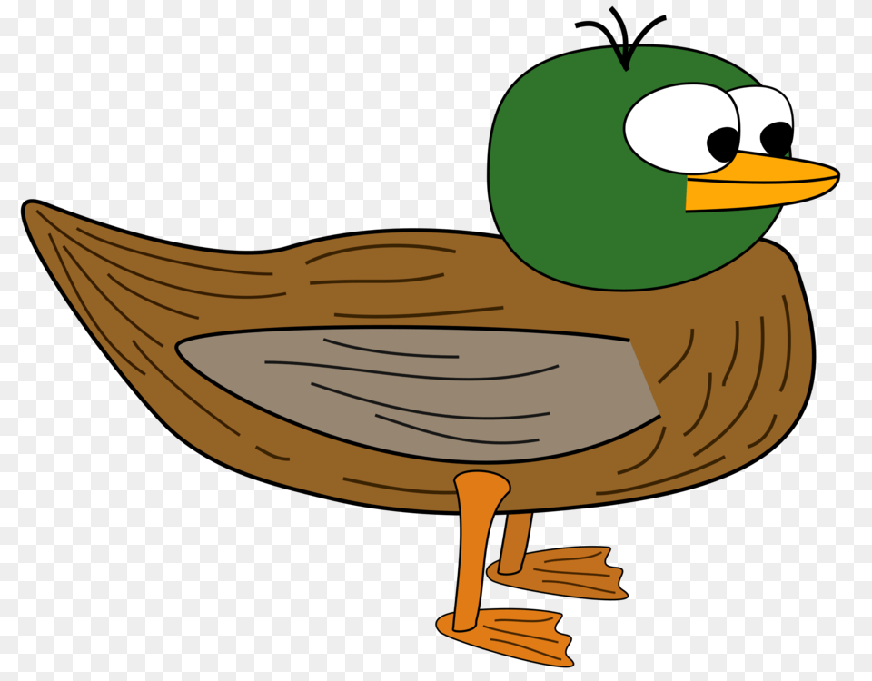 Daffy Duck Mallard Drawing Computer Icons, Animal, Beak, Bird, Anseriformes Free Png Download