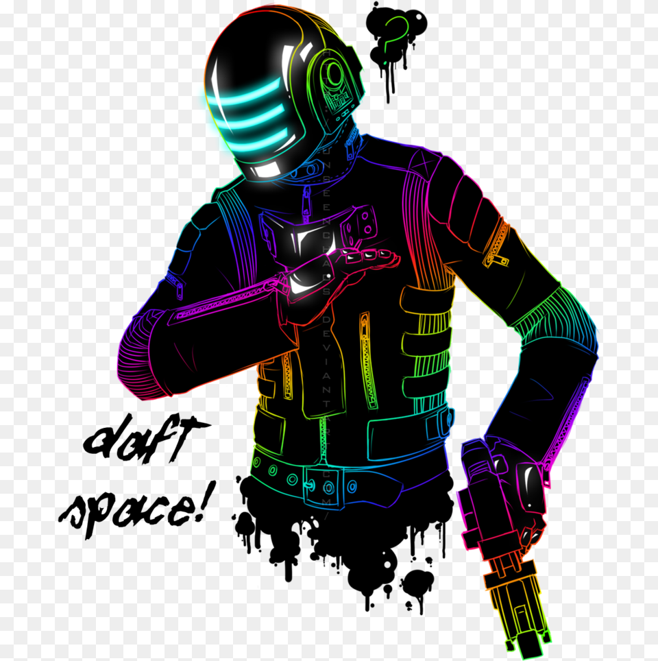 Daft Punk Clipart U0026 Look Clipartlook Daft Punk Dead Space, Adult, Male, Man, Person Free Png Download