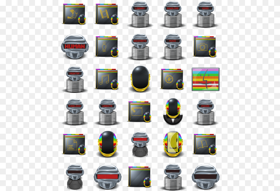 Daft Punk Icons Daft Punk Icons, Sphere, Person, Electrical Device, Switch Free Transparent Png