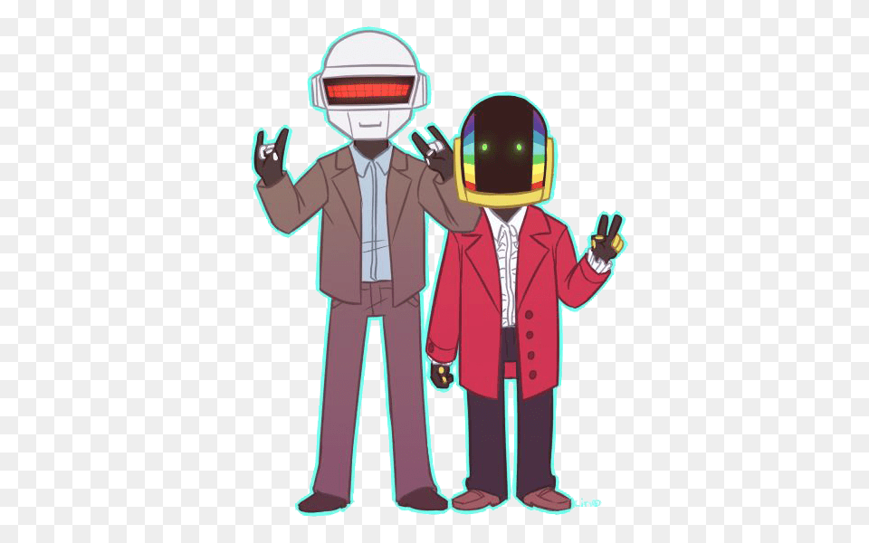 Daft Punk Images Transparent Free Download, Clothing, Coat, Adult, Male Png