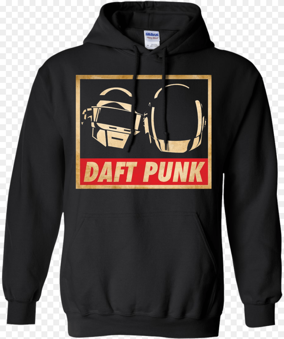 Daft Punk Obey T Shirt, Clothing, Hood, Hoodie, Knitwear Free Transparent Png