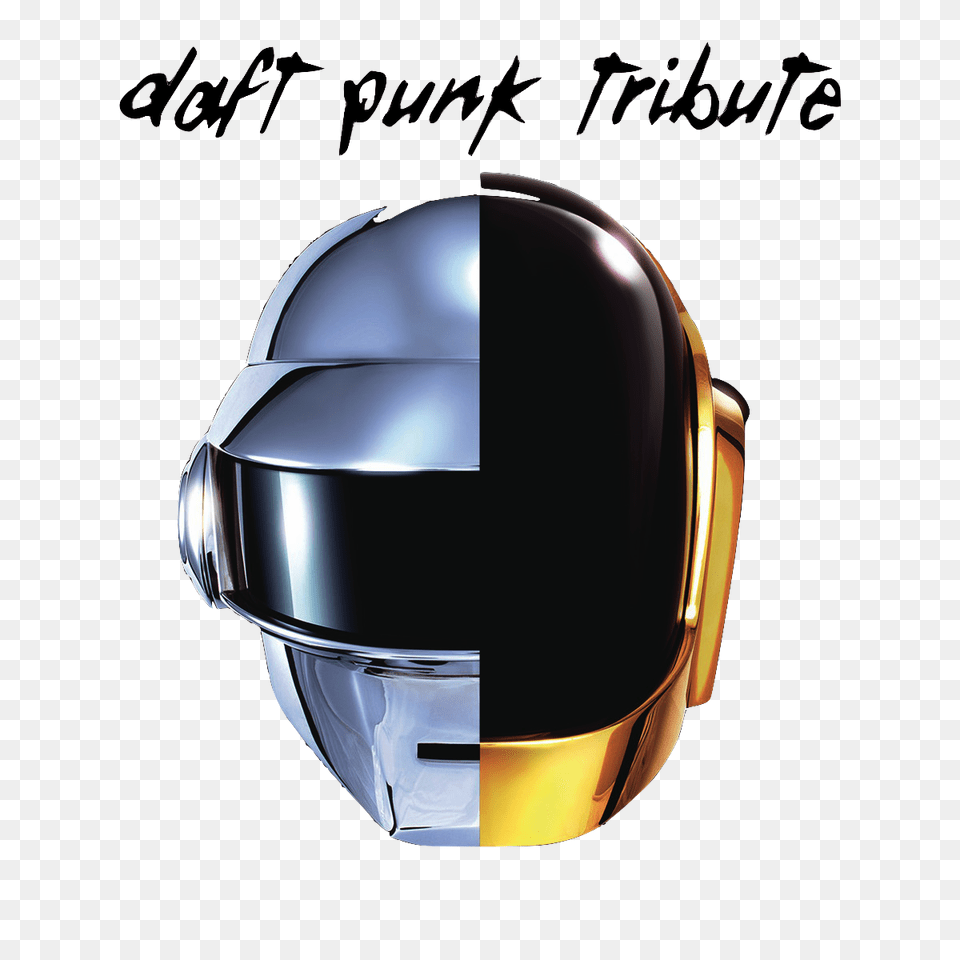 Daft Punk Tribute Logo, Crash Helmet, Helmet, Clothing, Hardhat Free Png Download