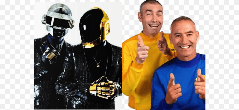 Daft Punk Wiggles Original, Helmet, Person, Body Part, Finger Free Transparent Png