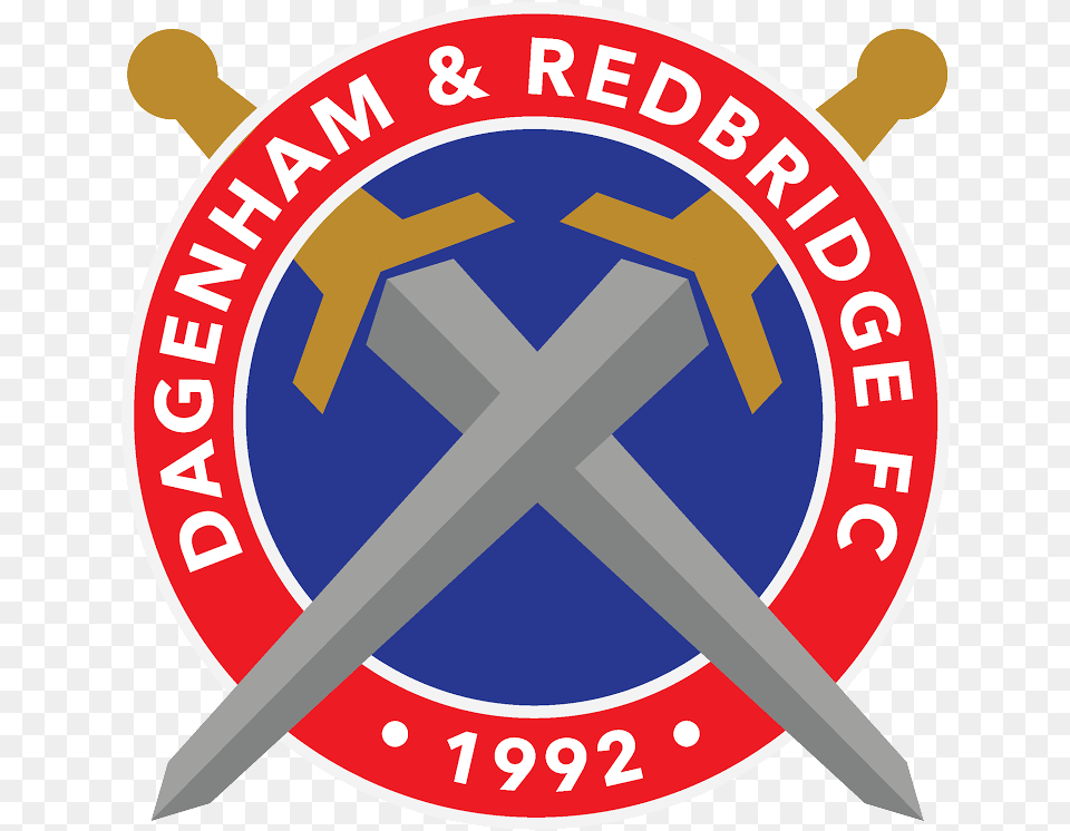 Dagenham And Redbridge Fc Logo, Sword, Weapon, Armor, Head Free Png