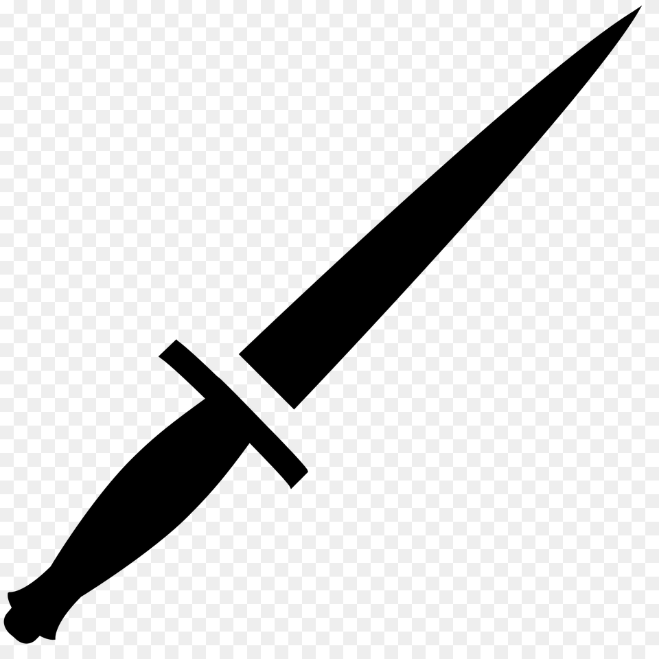 Dagger, Gray Free Transparent Png