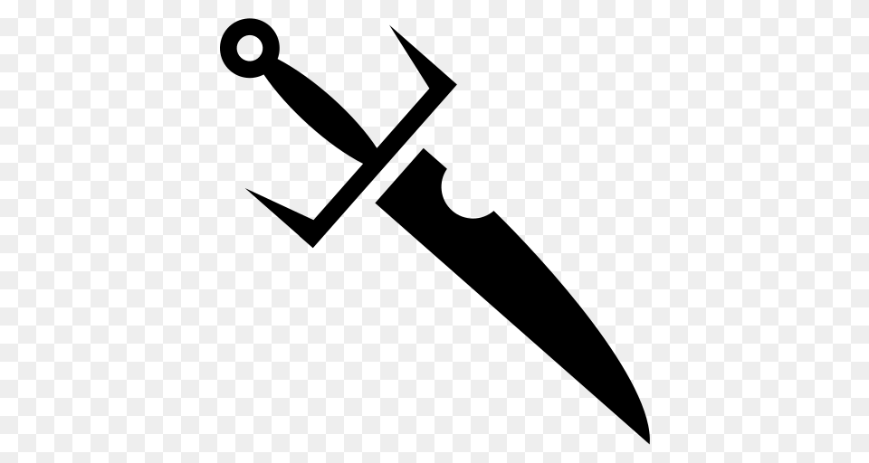 Dagger, Gray Free Transparent Png