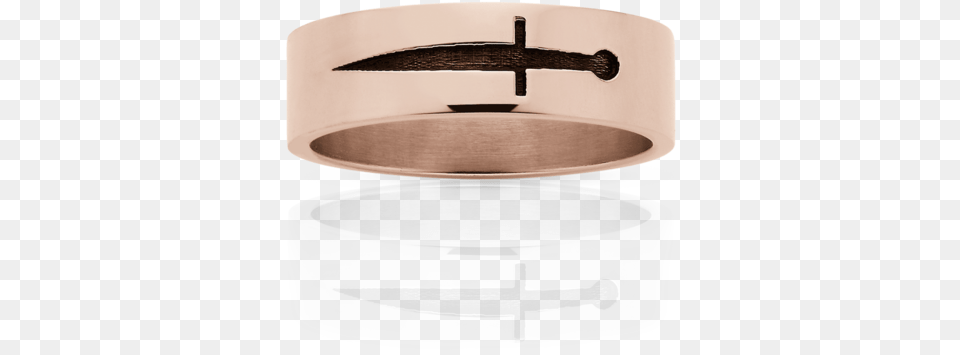 Dagger Band Coffee Ring, Sword, Weapon, Bronze, Blade Png Image