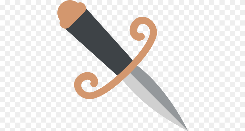 Dagger Knife Emoji For Facebook Email Emoji, Blade, Weapon Free Png Download