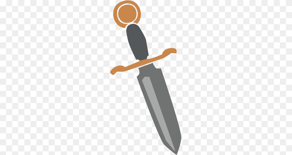 Dagger Knife Emoji For Facebook Email Sms Id, Blade, Weapon, Sword, Smoke Pipe Free Png Download