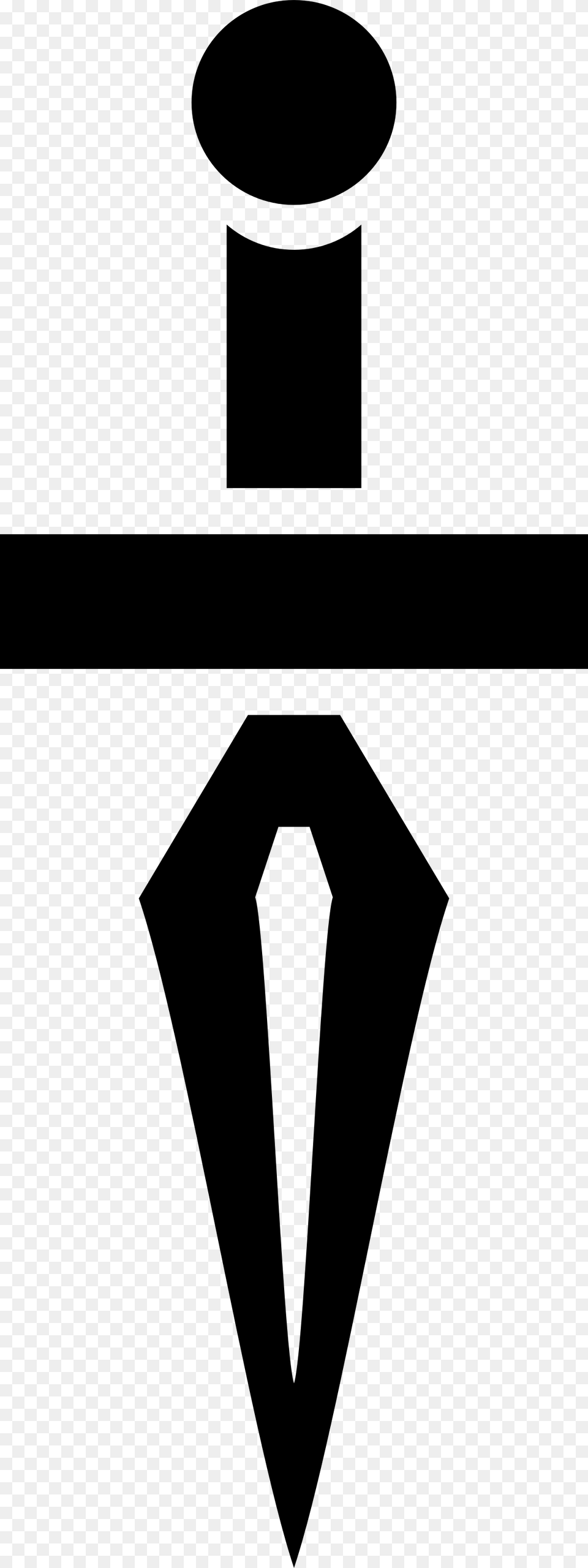 Dagger Symbol, Gray Free Transparent Png