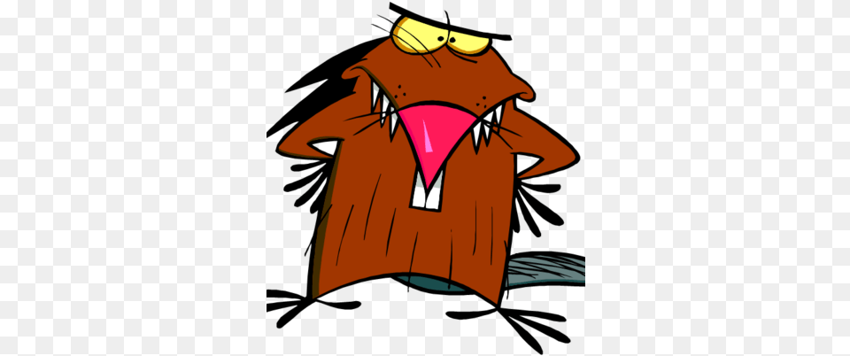 Daggett Beaver Angry Beavers Stickers, Animal, Beak, Bird, Cartoon Free Png Download
