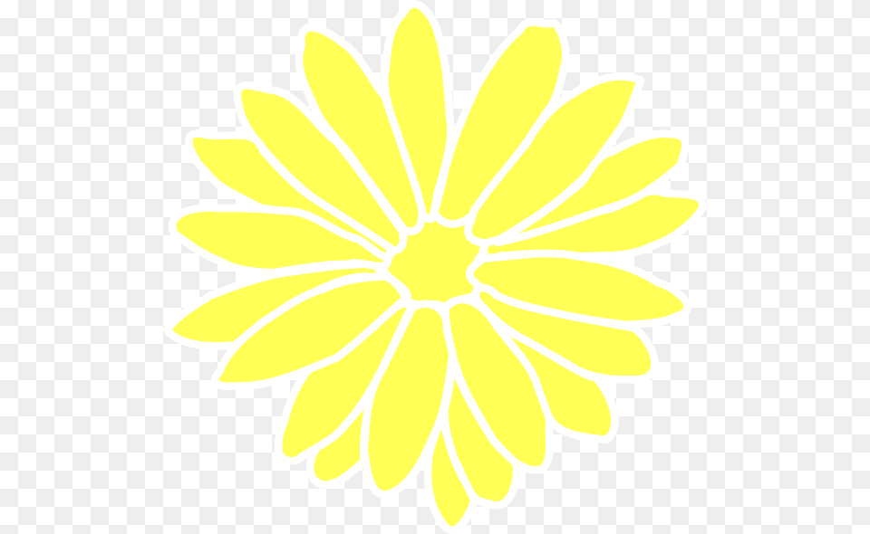 Dahlia Yellow Clip Art, Daisy, Flower, Plant, Petal Free Png Download