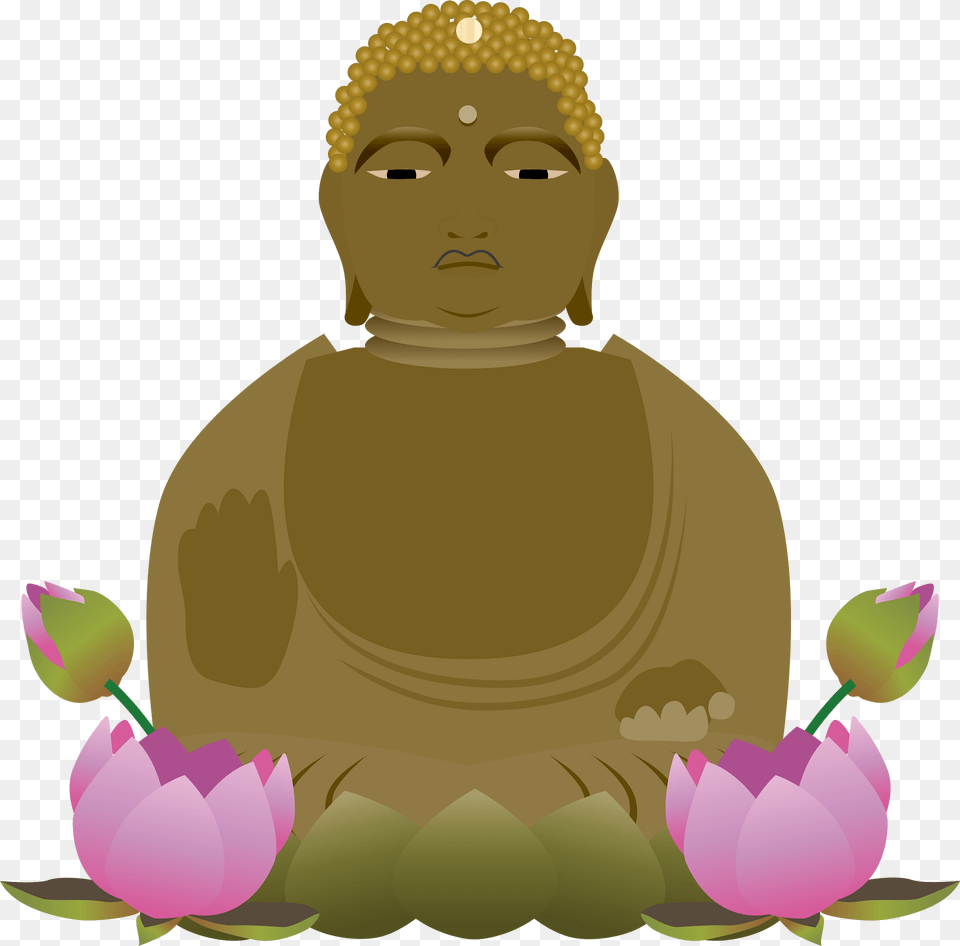 Daibutsu Clipart, Art, Buddha, Prayer, Baby Png