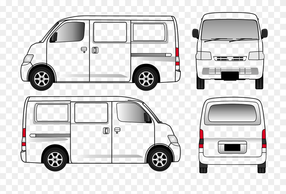 Daihatsu Gran Max Vector, Bus, Caravan, Minibus, Transportation Png Image