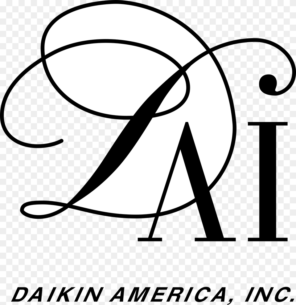 Daikin America Logo Stencil, Text, Symbol Free Transparent Png