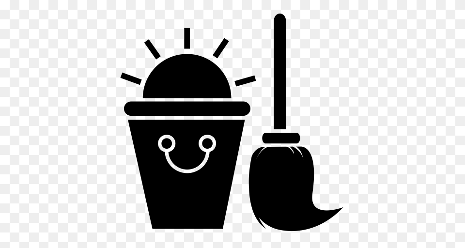 Daily Cleaning Icon With And Vector Format For Unlimited, Gray Free Png