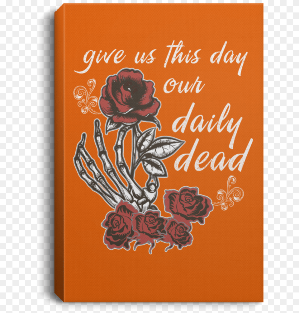 Daily Dead Rose Portrait Canvas Christmas Card, Book, Envelope, Greeting Card, Mail Png