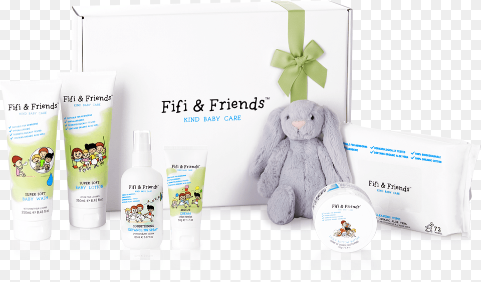 Daily Essentials Gift Box Best Seller, Bottle, Lotion, Toy, Person Png Image