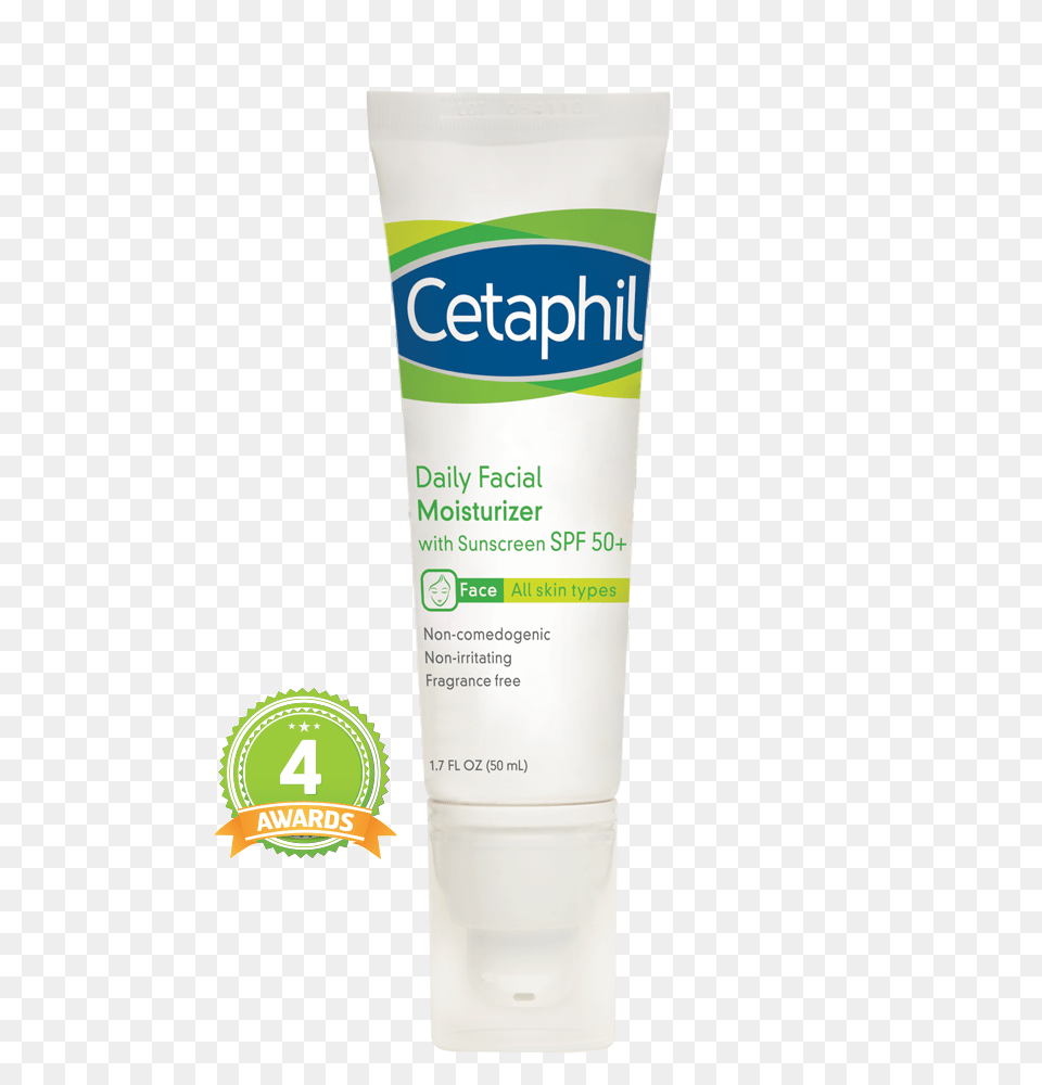Daily Facial Moisturizer With Spf Cetaphil, Bottle, Cosmetics, Lotion, Sunscreen Free Png