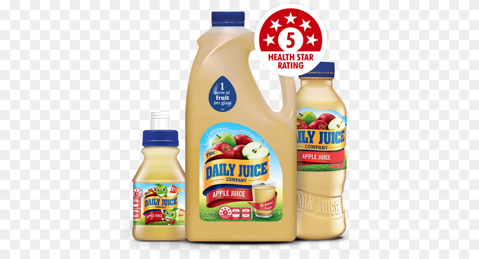 Daily Juice Pop Top Apple Juice, Beverage, Food, Ketchup Free Png Download