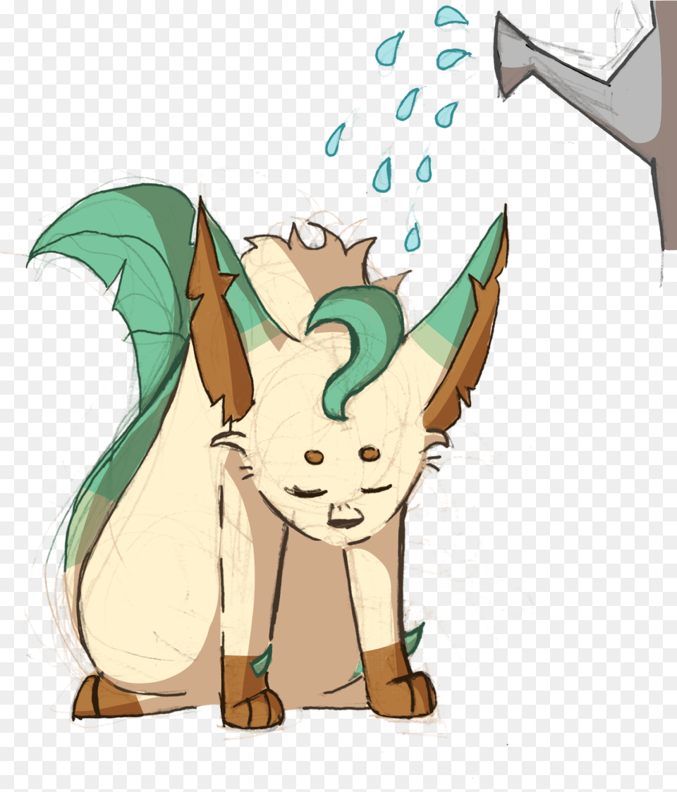 Daily Leafeon Pokemon Zelda Characters Character Mythical Creature, Art, Book, Comics, Publication Png