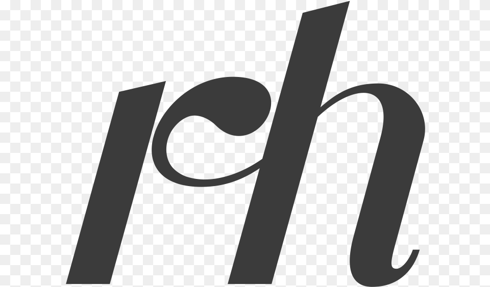 Daily Ligature R And H Logo, Text Free Png