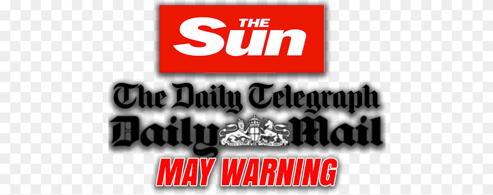 Daily Mail And The Telegraph Look Sun Newspaper, Logo, Symbol, Advertisement Png Image
