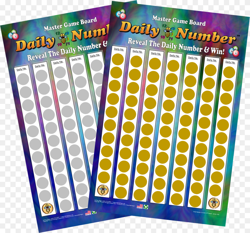 Daily Number Scratch Off Board Circle Free Png