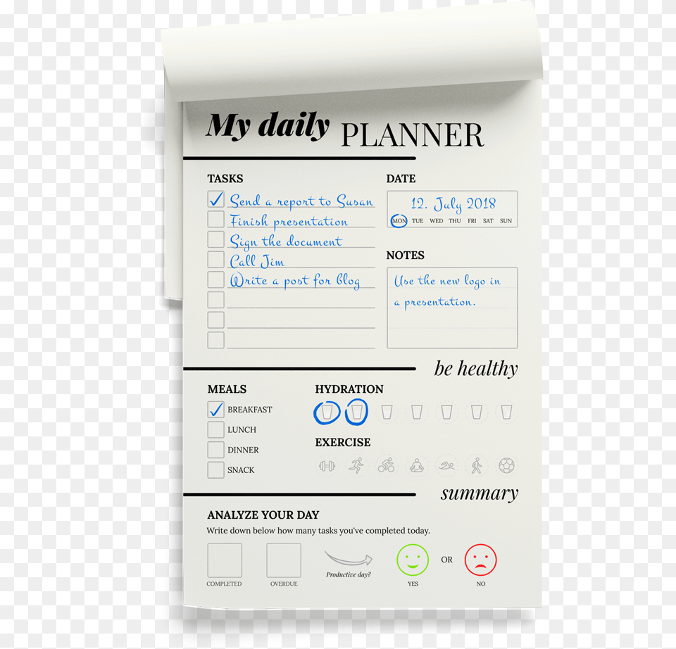 Daily Planner Pen, Text, Page Png Image