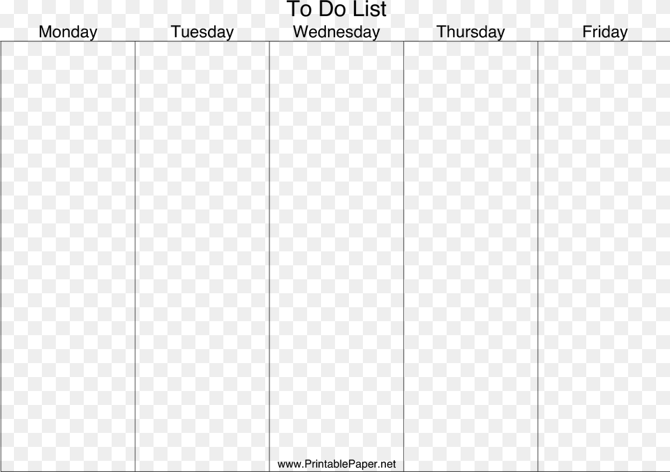 Daily To Do List Main Image Number, Gray Free Png Download