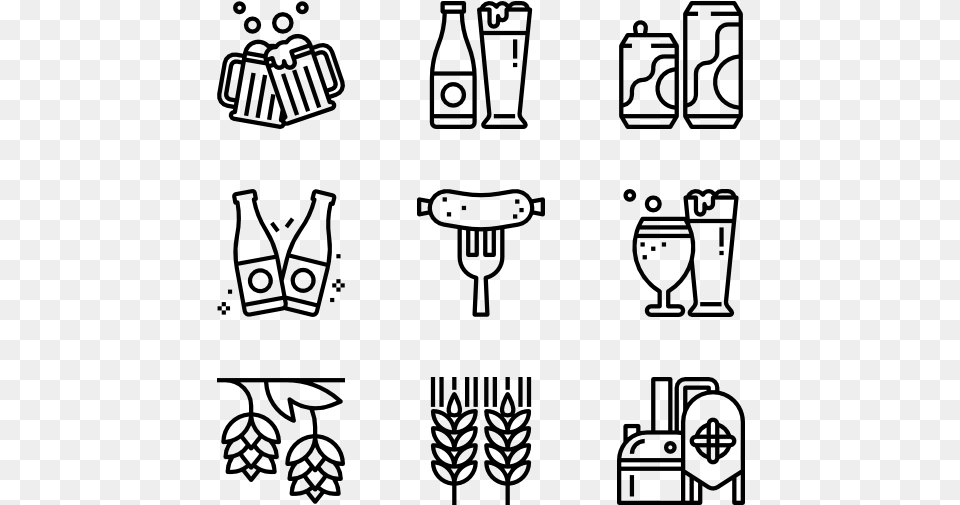 Daily Weekly Monthly Icons, Gray Free Png