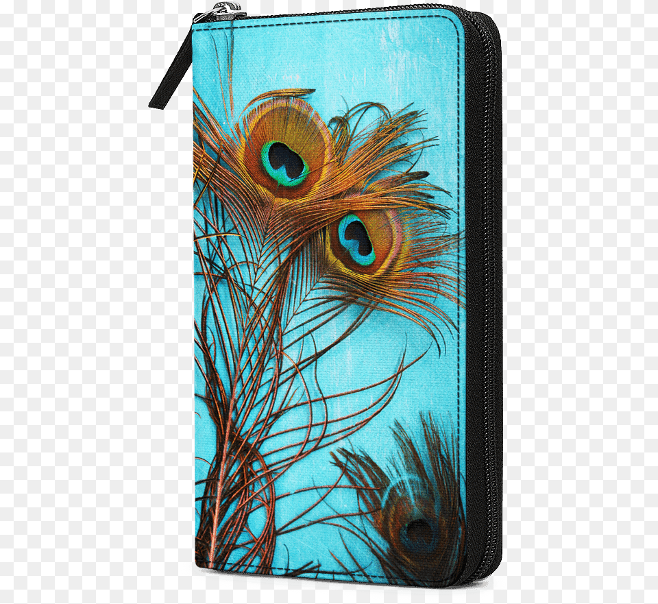 Dailyobjects 3 Peacock Feathers Travel Organiser Passport 3 Peacock Feathers Bathroom Shower Curtain 71quot By, Art, Accessories, Plant Png