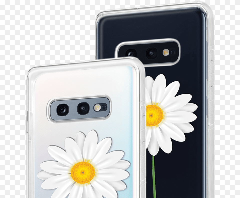 Dailyobjects Clear White Daisy Classic Case Cover For Camera Phone, Electronics, Flower, Mobile Phone, Plant Png Image