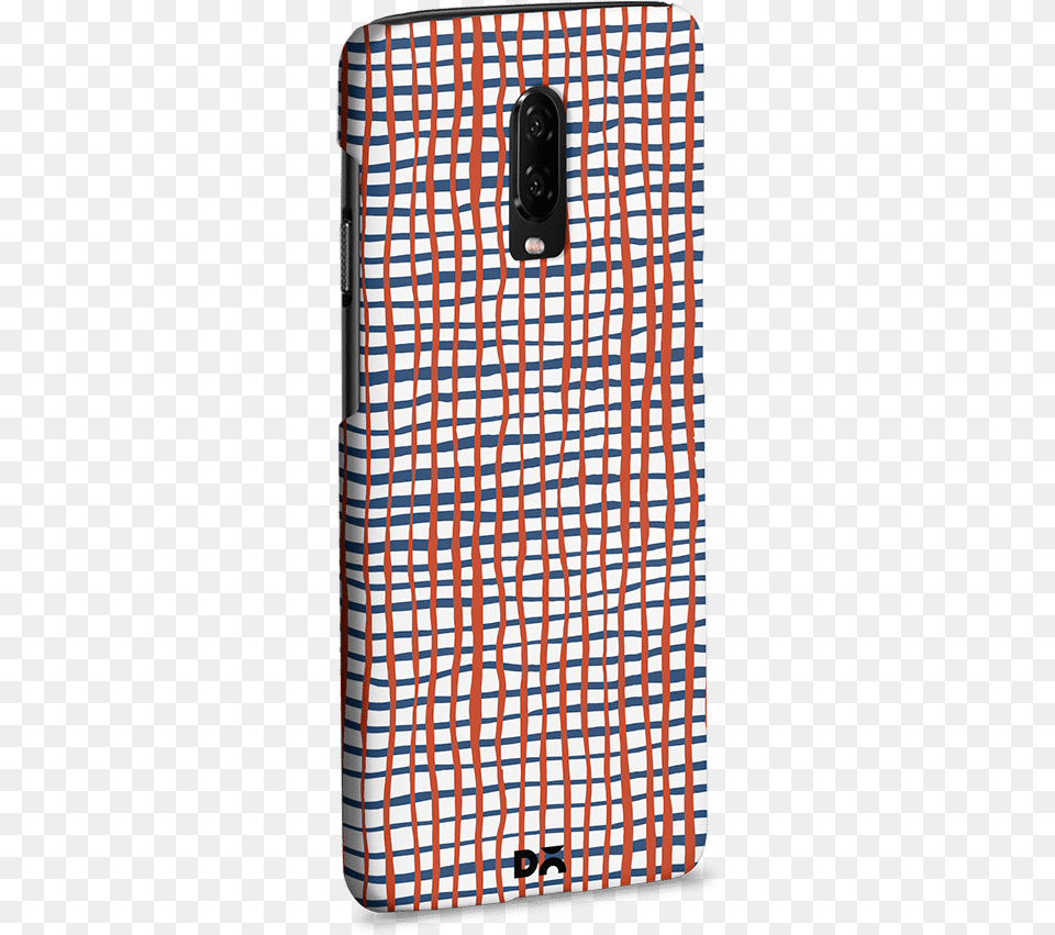 Dailyobjects Grid Lines Blue Red Case Cover For Oneplus 6 Mobile Phone Case, Electronics, Remote Control, Mobile Phone, Adult Png