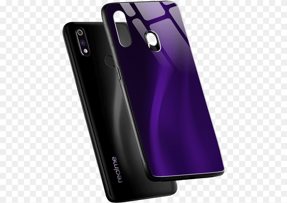 Dailyobjects Lightning Purple Glass Case Cover For Oppo Smartphone, Electronics, Mobile Phone, Phone, Computer Hardware Free Png Download