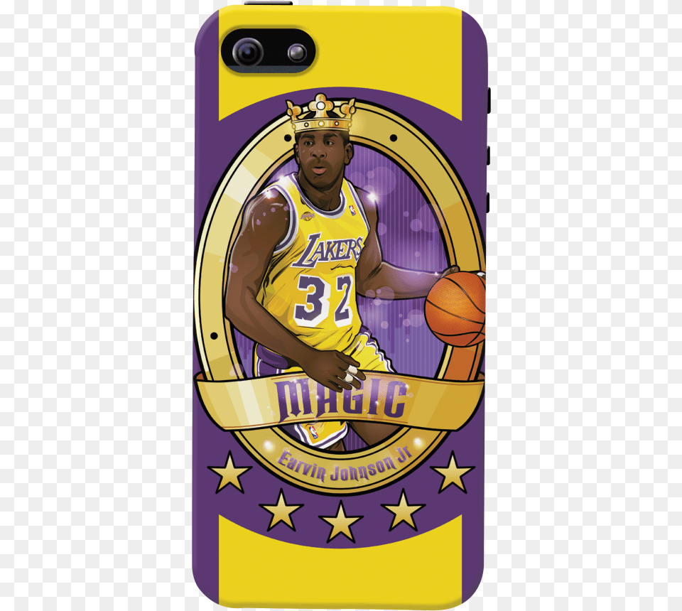 Dailyobjects Magic Johnson Case For Iphone 55s Buy Online Magic Johnson, Sport, Ball, Basketball, Basketball (ball) Free Png