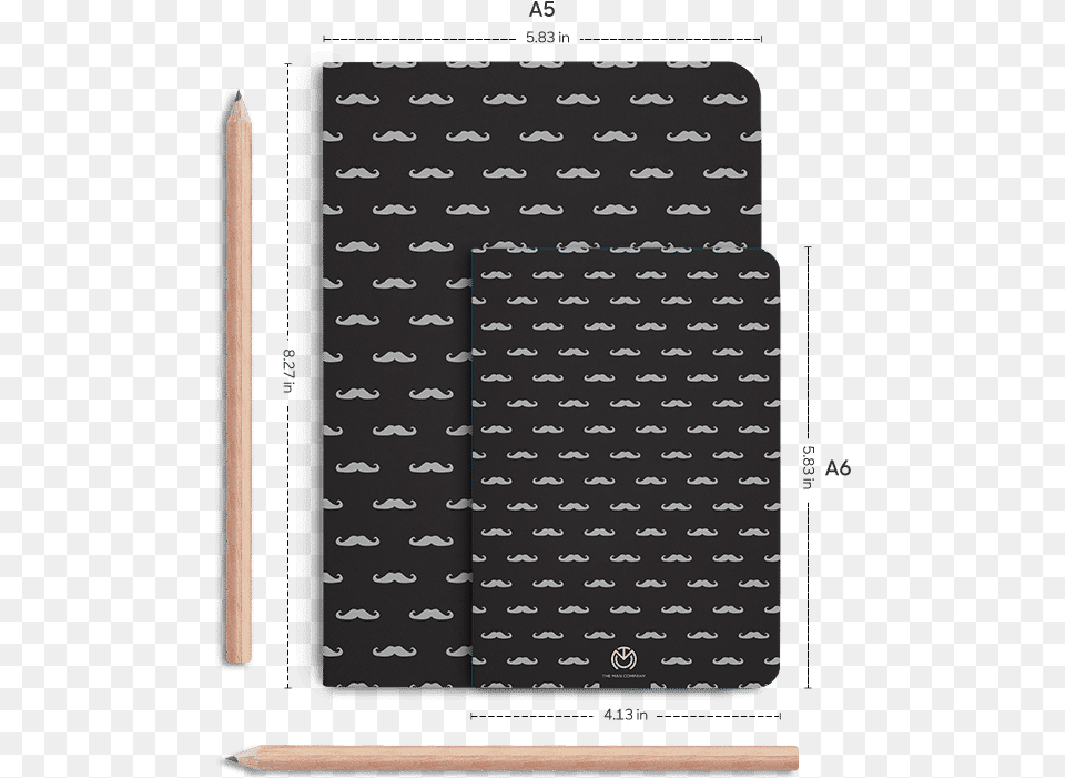 Dailyobjects Mustache A5 Notebook Plain Buy Online Pattern, Page, Text, Blackboard Free Png Download